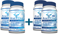 AnxiClear (2 Bottles ) + AnxiClear PM (2 Bottles)